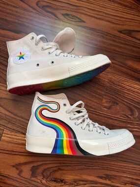 NEW Converse Chuck 70 High "Pride" Shoe (Sz 7 Men / 9 Women)